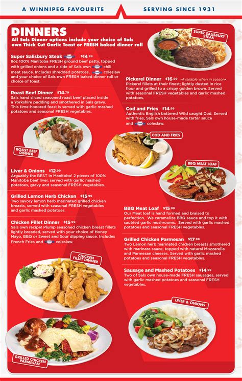 Our delicious menu has all your .